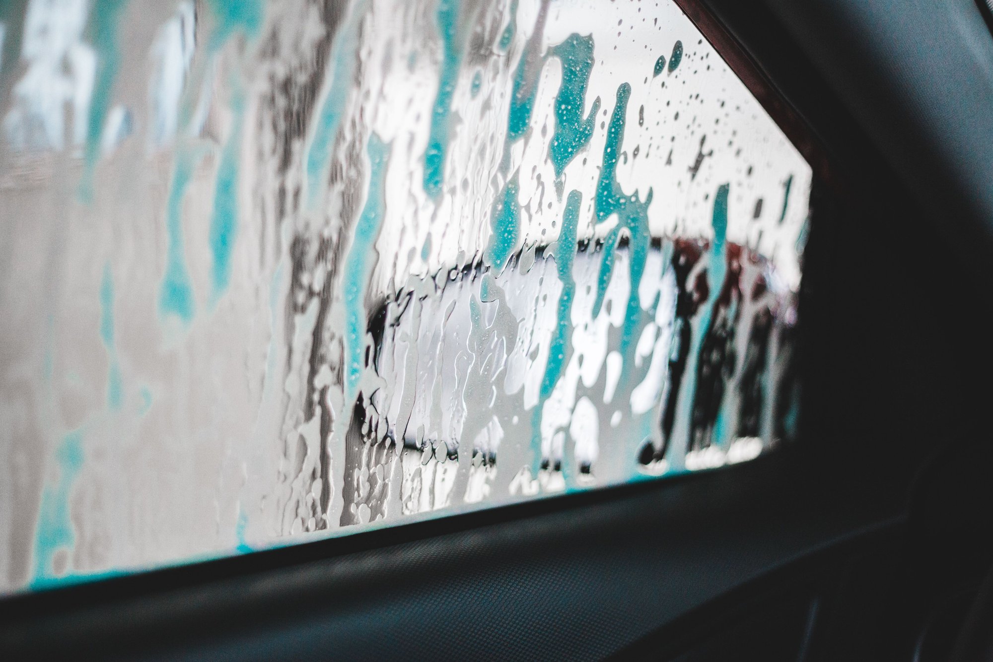 car washed by equipment provided by car wash manufacturers
